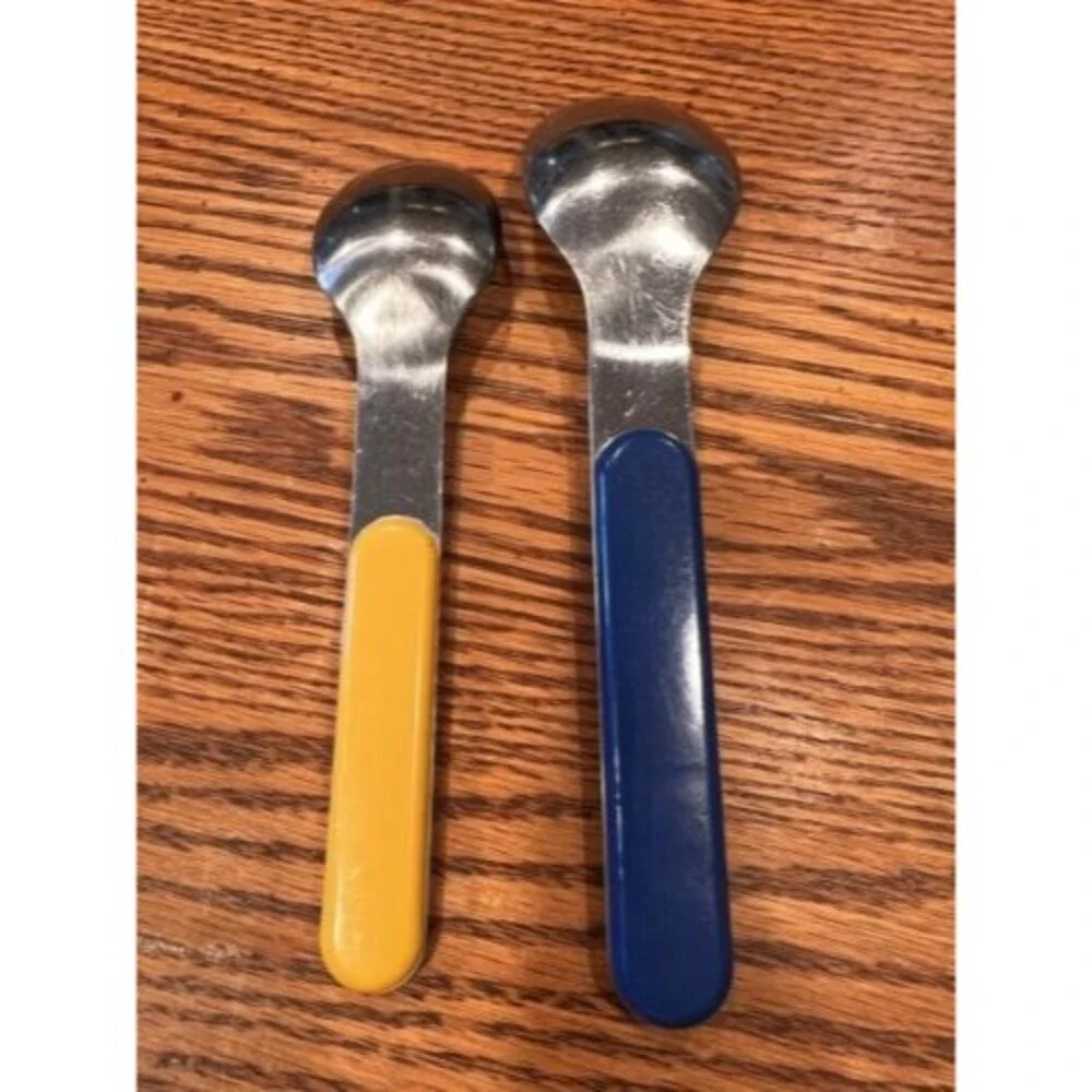 Dansk Summer House Stainless lot of 2 Pcs soup spoon teaspoon vintage Japan